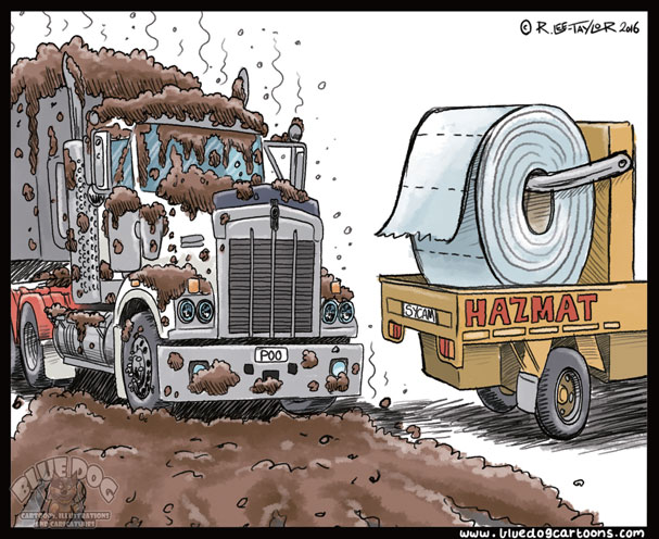 17_Editorial_Cartoon_Truck_Truckie_Trucker